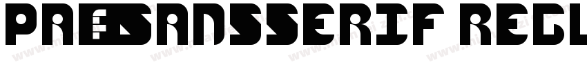 PA-SansSerif Regular字体转换